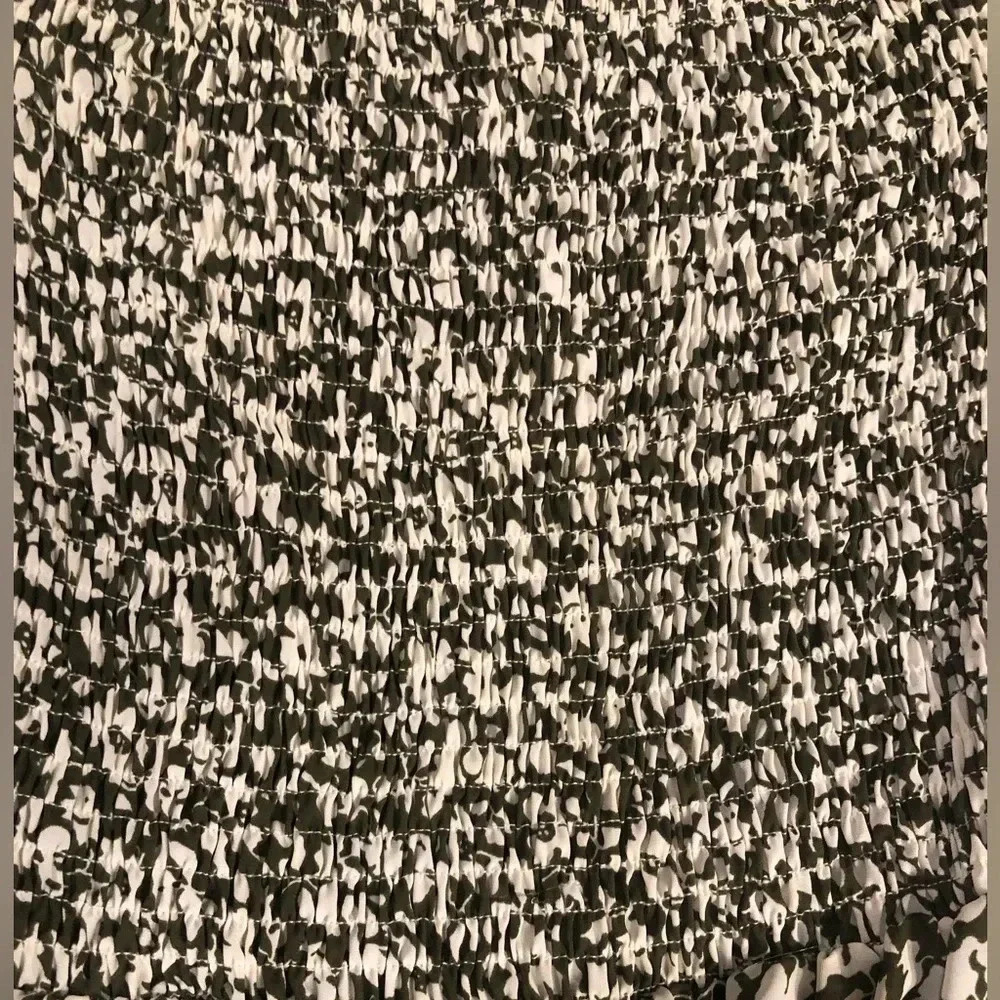 Romwe Women's Floral Print Off Shoulder Trumpet Sleeve Dress Sz S - Picture 8 of 9